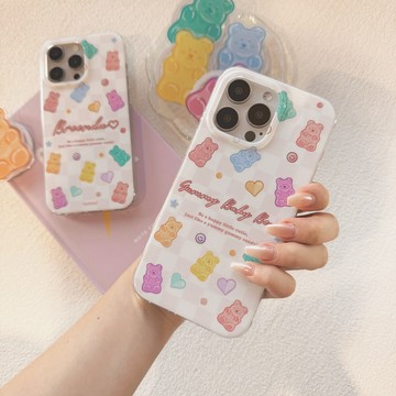 [CA1844]❥Gummy Bear*可愛小熊軟糖*高品質永不掉色IMD內層印刷手機殼/磁吸殼/iPhone17 16