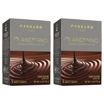 CARRARO Olandesino Cacao 香濃甜蜜巧克力即溶可可粉隨身包 不含麩質  5包  25g  2盒