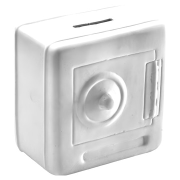 VERSA 陶製存錢筒  保險箱 白色  1個