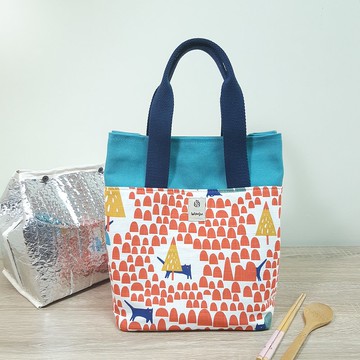 保溫便當袋 / 隨身手提袋 / 貓咪捉迷藏