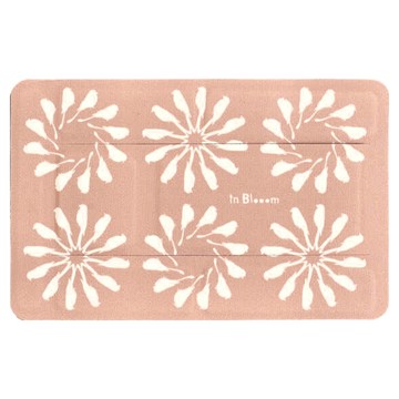 in Blooom 印花樂 泰山超薄手機支架 經典新色II PU Leather材質 Magnet  烏秋圈圈 茶色玫瑰  1個