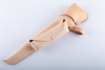 原色植鞣革 無染系列 真皮指揮棒套 真皮吹嘴套 保護套 環境友善