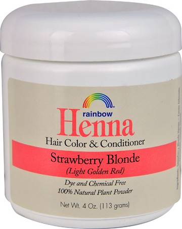 Rainbow Research Henna Hair Color and Conditioner Strawberry Blonde 4 oz
