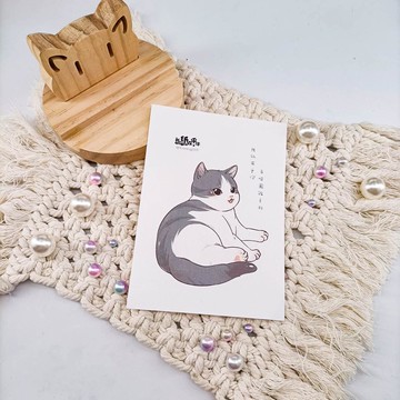 ME182-A01_我紙在乎你百喵圖鑑系列明信片_postcard