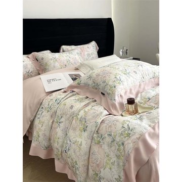 春夏100支LF級蘭精雙面天絲被套單件美式涼感萊賽爾冰絲絲滑被罩