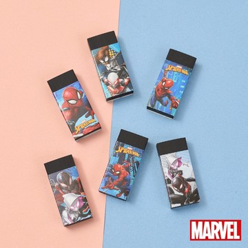 漫威｜漫威蜘蛛人製圖橡擦黑色 蜘蛛人 漫威 文具 橡皮擦 WP246