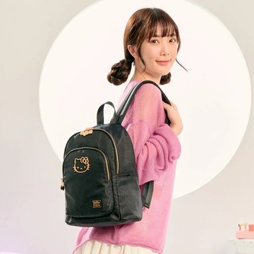 金緻凱蒂-後背包-黑