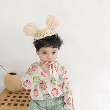 mori🎀mori兒童防曬衣夏季小童長袖T恤網紗薄款透氣寶寶皮膚衣男童空調服