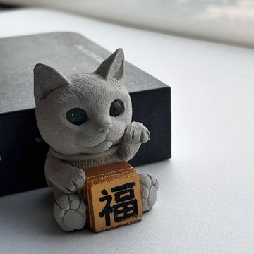 曙MUSE 迷你招福貓擺飾