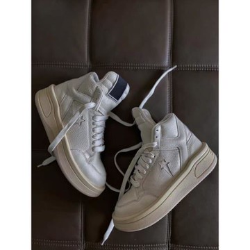 聯名高幫鞋ins潮2026年秋冬季新款厚底運動高街板鞋休閑小白鞋女