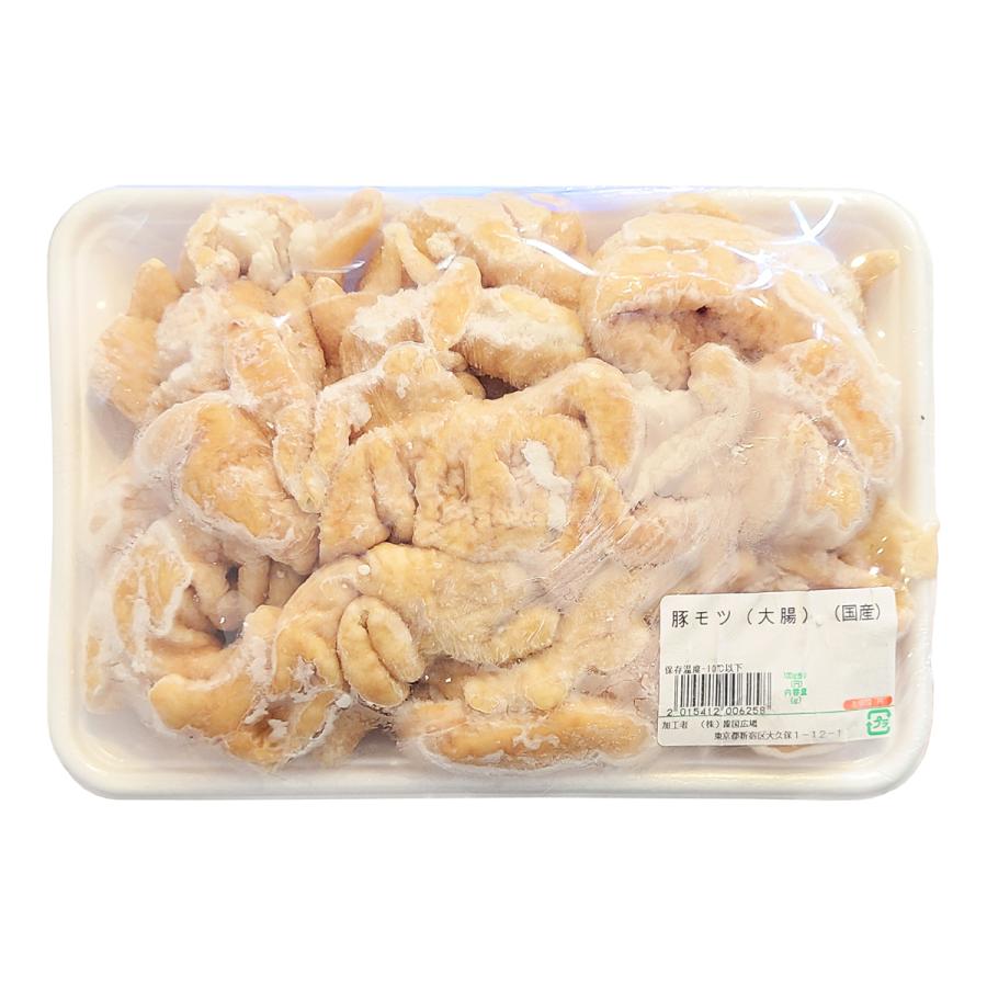冷凍 豚モツ (大腸) 約500g