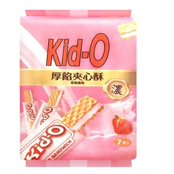 Kid-O厚餡夾心酥(草莓風味)