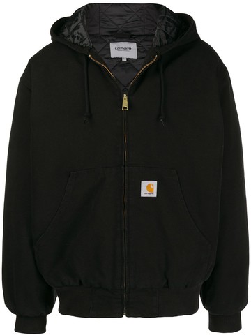 Carhartt WIP - OG Active hooded jacket - men - Cotton/Polyester - S - Black