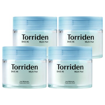 Torriden 台灣公司貨 5D微分子玻尿酸多效保濕棉片  80片  4罐