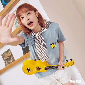 STAYREAL Who bird you 小鳥T - 灰藍