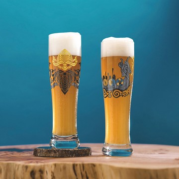 RITZENHOFF｜傳承時光系列-維京海盜小麥啤酒對杯(兩入) / 646 ml