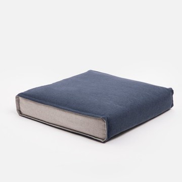 PALETTE單接縫立體裁剪厚坐墊50x50x10cm 藍染藍