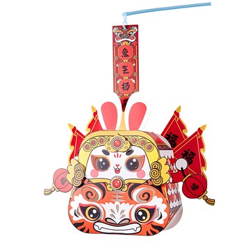 「美可節慶材料」中秋節國潮兔爺燈籠手工diy兒童製作材料花燈古風燈籠