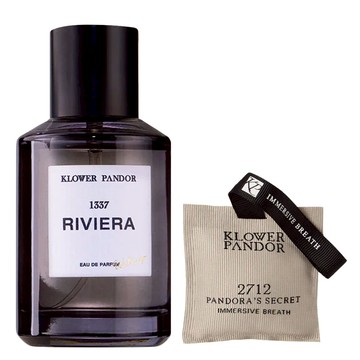 KLOWER PANDOR 台灣公司貨 輕香日常組 水漾海洋香水 + 潘朵拉的秘密 空間香氛包  1套