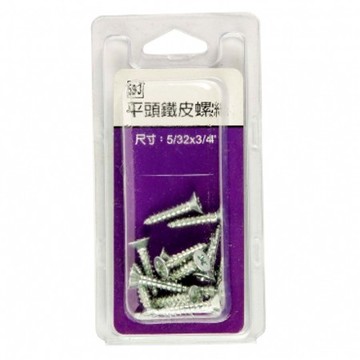 593平頭鐵皮螺絲5/32x3/4"