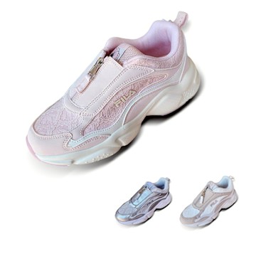 【FILA】美好運動 女拉鍊設計運動鞋 225SS（5-C307Z-551/5-C307Z-881）