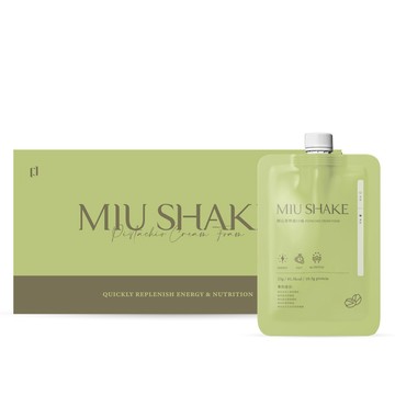 JINJIE Miu shake 高纖蛋白口袋輕餐奶昔-開心果口味(7包/盒)