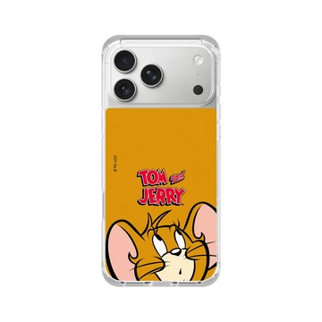 iPhone 17 Pro Max ClearX (MagSafe 兼容) 晶透白 - 湯姆貓與傑利鼠 Tom and Jerry - 大臉傑利鼠