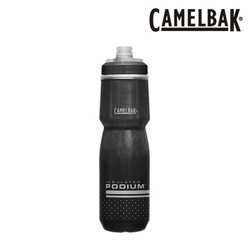 CAMELBAK PODIUM CHILL保冷噴射水瓶 CB1873001071｜710ml 黑