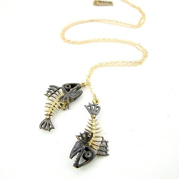 十二生肖吊墜魚骨是給雙魚座的