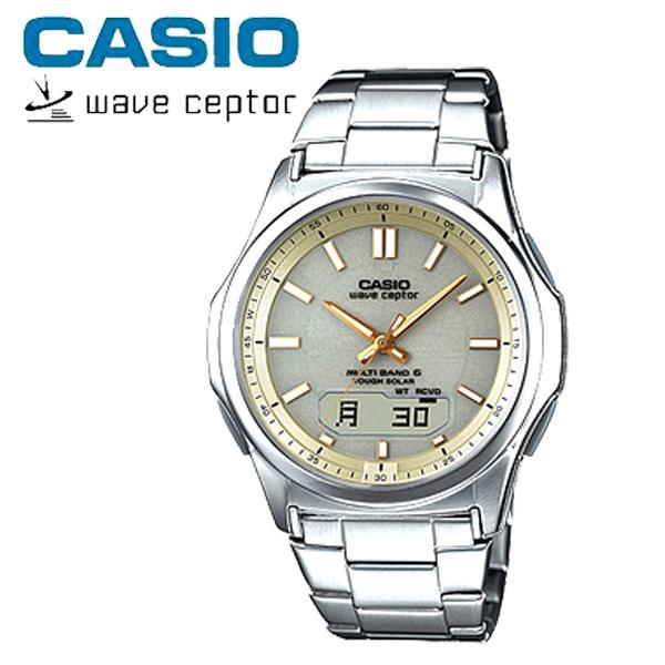 カシオ メンズ 腕時計 ソーラー電波時計 ウェーブセプター （CASIO 