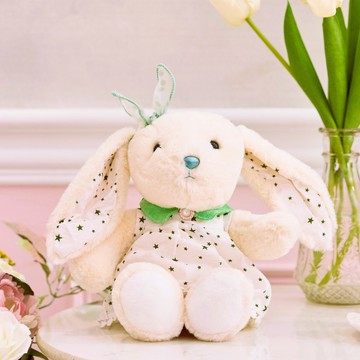 CANDY BEAR 洋裝小長耳兔 30 x16cm