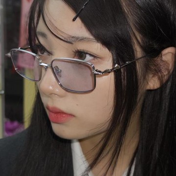 韓版素顏金屬太陽鏡女士小框不規則太陽眼鏡2024新款個性拍照墨鏡