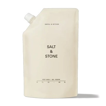 美國 SALT & STONE 玻尿酸保濕潔膚露 檀香岩蘭草 補充包