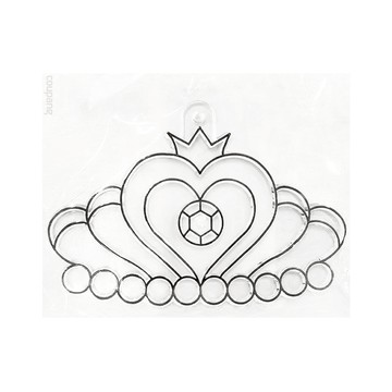 AMOS 阿摩司 壓克力模型版 愛心皇冠 S59 韓國製造  1個