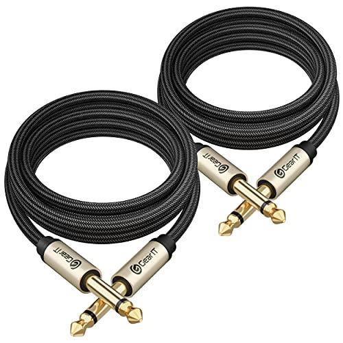 オーディオ ケーブル |GearIT Guitar Instrument Cable (6ft 2-Pack) Inch to inc