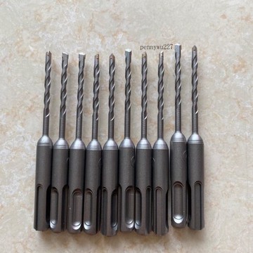 【五金 熱銷】4mm电锤冲击钻头不用打胶塞快速固定线管水管神器打孔 優選