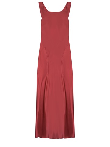 alberta ferretti silk blend long dress