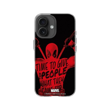 iPhone 16 Clear 透明 - 迪士尼-漫威 Marvel - 死侍-It's Deadpool's Time