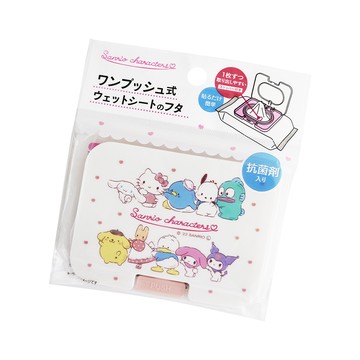 日本進口濕紙巾蓋-三麗鷗家族-白色-3入