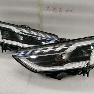 (質量保固）21-23款款奧迪A4L矩陣高配LED大燈總成原裝前大燈