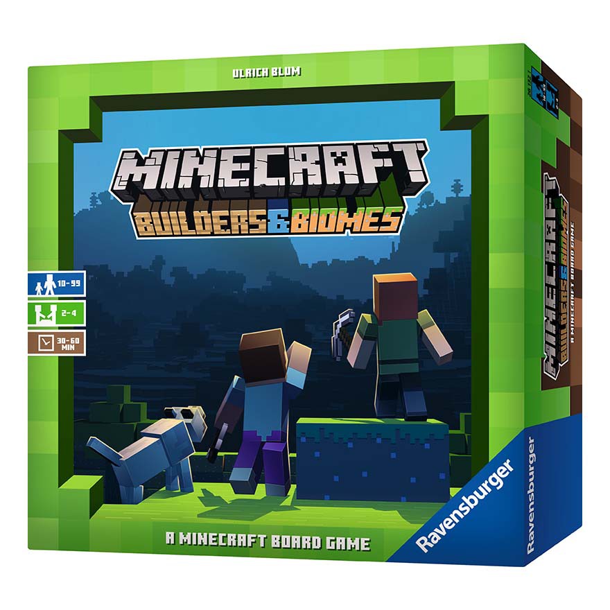 當個創世神minecraft Builders Biomes 英文封面附多國語言規則書桌遊桌上遊戲 卡牌屋 蝦皮商城 Line購物