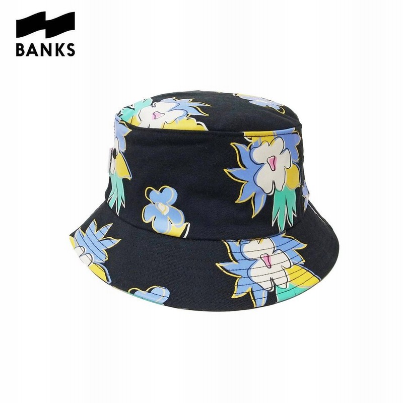 Banks バンクス バケットハット ブランド おしゃれ メンズ レディース ハット 帽子 ロゴ 花 花柄 ボタニカル サーフ サーフブランド 黒 通販 Lineポイント最大0 5 Get Lineショッピング