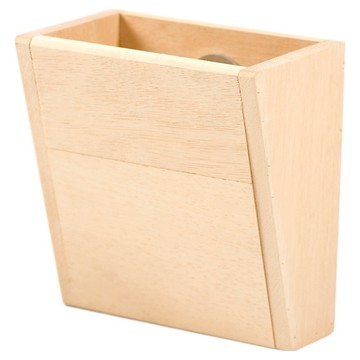 Canary 天然原木牧草盒 R-A246 兔子/天竺鼠/倉鼠適用 餵食好幫手  木色  1個