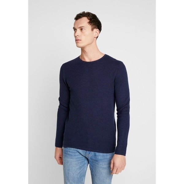 メーカー希望小売価格から30 Off トムテイラーデニム メンズ ニット セーター アウター Raglan Crewneck Jumper Sky Captain Blue Sky Captain Blue 時間指定不可 Carlavista Com