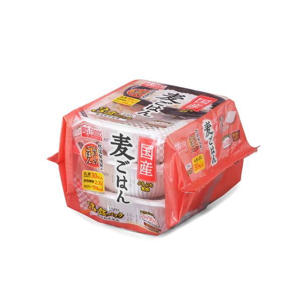 アイリスオーヤマ 国産麦ごはん150ｇ×3P（ケース） メーカー直送