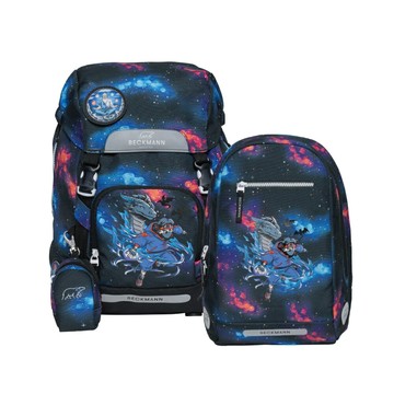 【毒】Beckmann Classic 22L 兒童護脊書包+Gym 12L輕便後背包 - 星際忍者