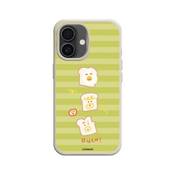 iPhone 16 SolidX 貝殼灰 - Brunch Brother 早午餐兄弟 - 有些事想不通，先吃吐司