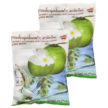 MITMAI 蜜泰 椰子水果糖 110g  2袋