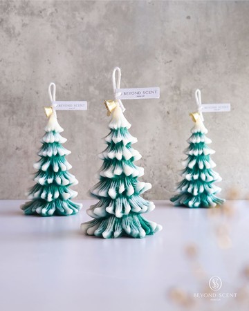 聖誕樹造型香氛蠟燭 (1入)