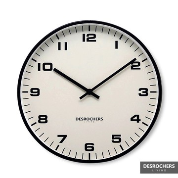 Desrochers｜DESB靜音壁鐘 30cm 英系倫敦風數字靜音時鐘 壁鐘 數字 台灣製造